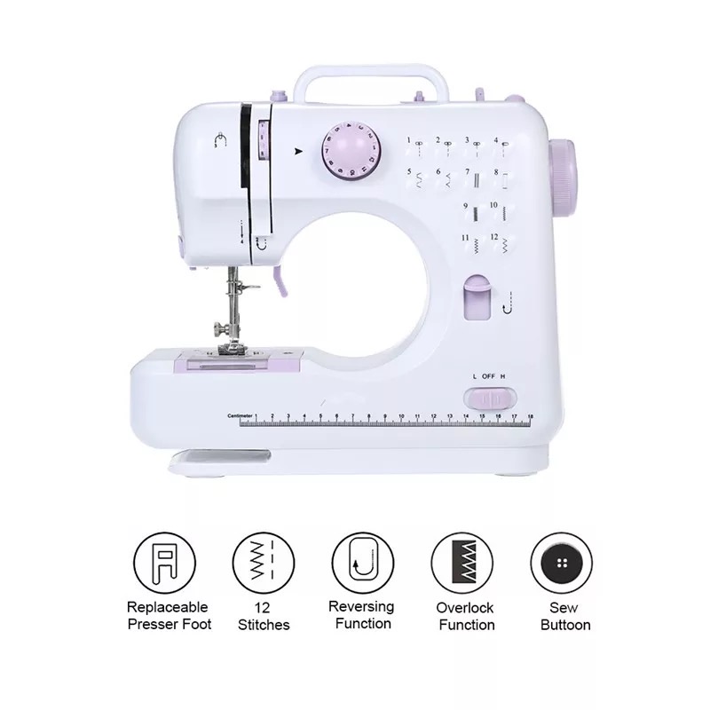 MAQUINA DE COSER MULTIFUNCIONAL PORTÁTIL - 2