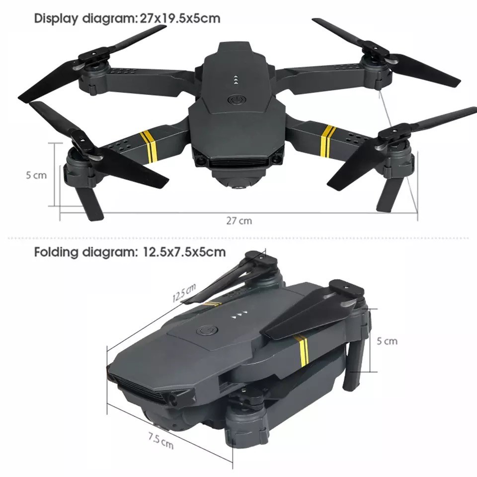DRON 2 CAMARAS WIFI PLEGABLE FVP - 4
