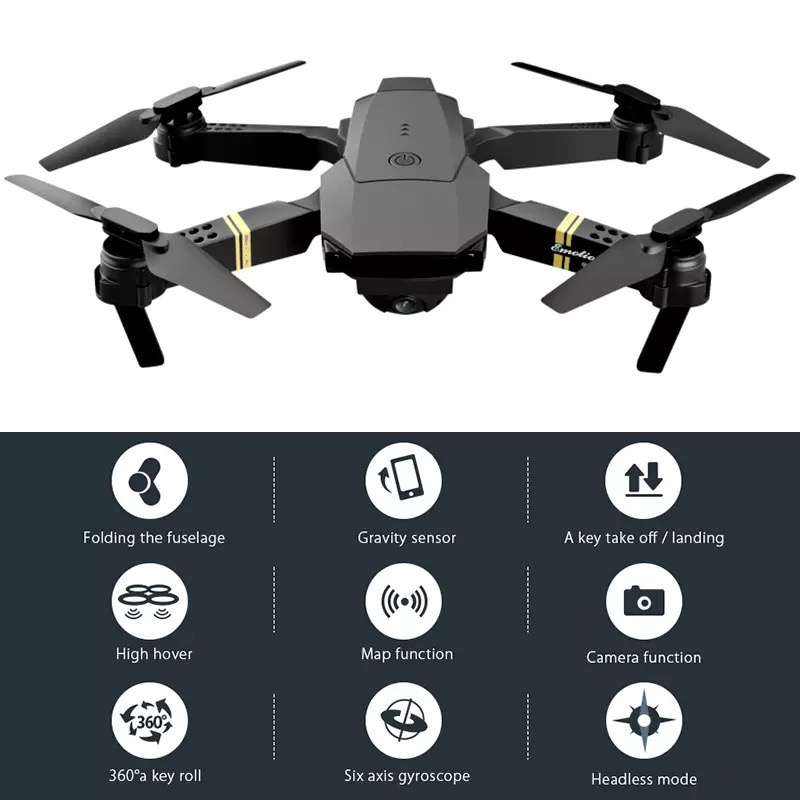 DRON 2 CÁMARAS WIFI PLEGABLE FVP - 3
