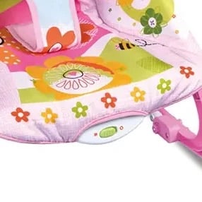 SILLA MECEDORA MUSICAL CON VIBRACIÓN BEBÉ ROSADO - 6