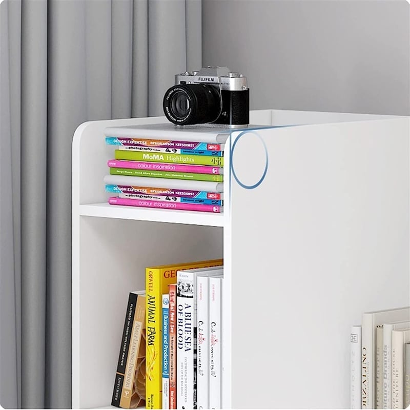ESCRITORIO MODERNO BLANCO CON REPISAS - 3