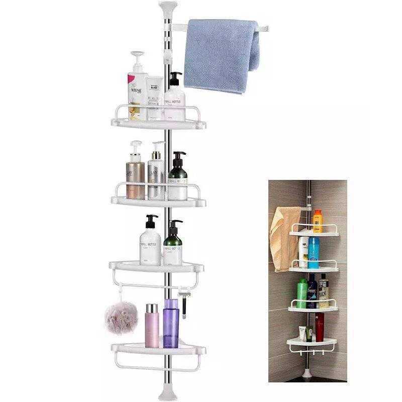 ORGANIZADOR ESQUINERO PARA BAÑO ALTURA REGULABLE - 1