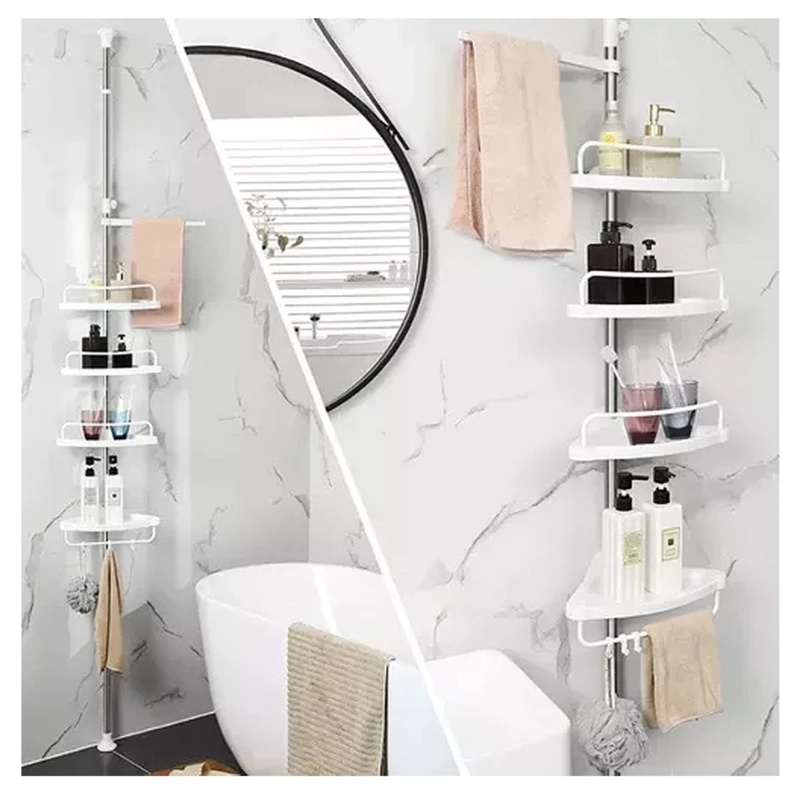ORGANIZADOR ESQUINERO PARA BAÑO ALTURA REGULABLE - 7
