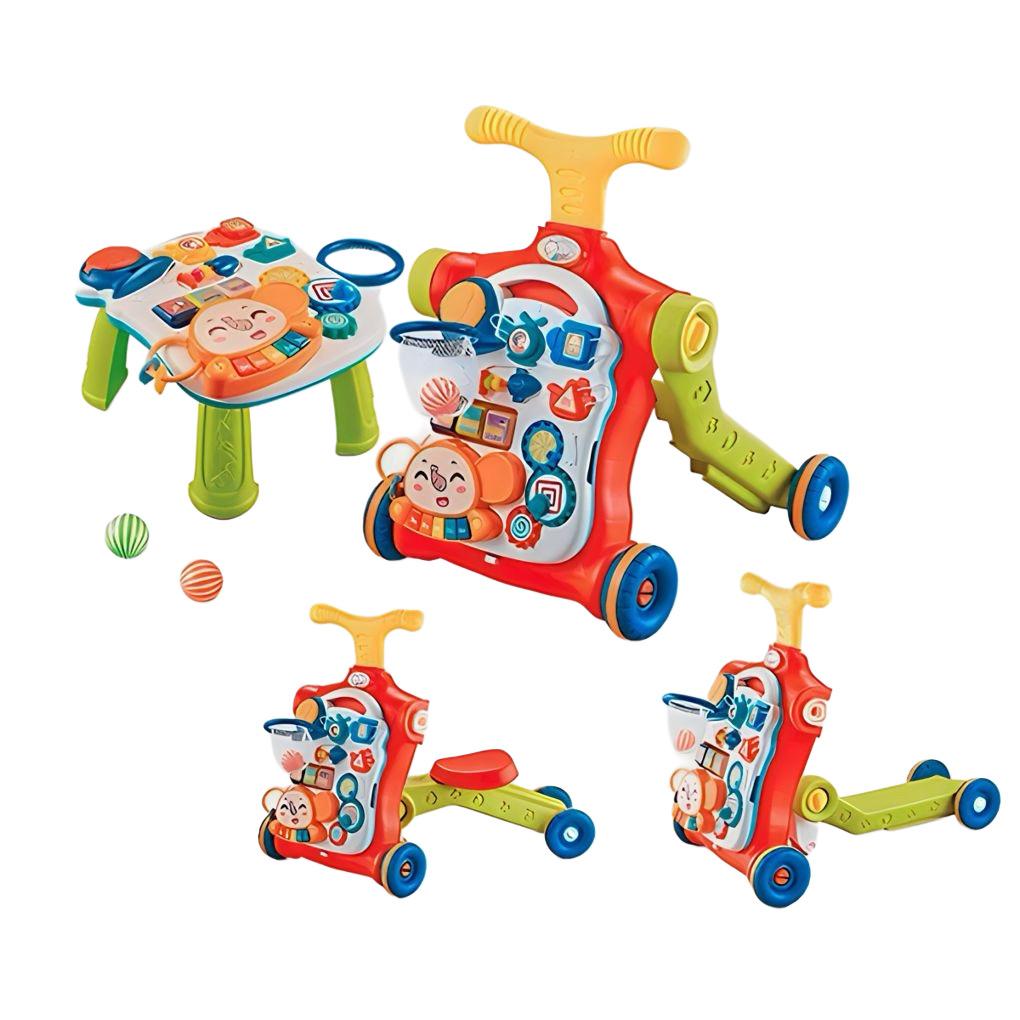 ANDADOR TOP SELLER CAMINADORA TRICICLO SCOOTER BEBÉ MUSICAL 5 EN 1 MULTICOLOR - 2