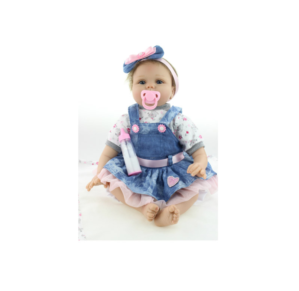 MUÑECA TOP SELLER AZUL_BEBE REBORN SUPEREALISTA 55 CM