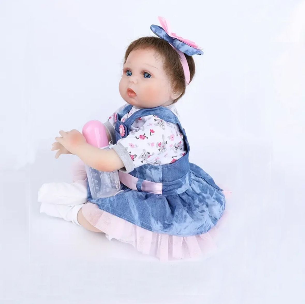 MUÑECA TOP SELLER AZUL_BEBE REBORN SUPEREALISTA 55 CM