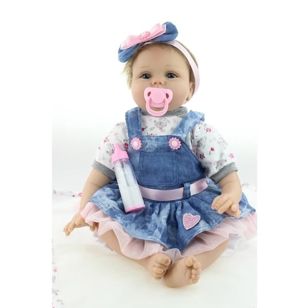 MUÑECA TOP SELLER AZUL_BEBE REBORN SUPEREALISTA 55 CM