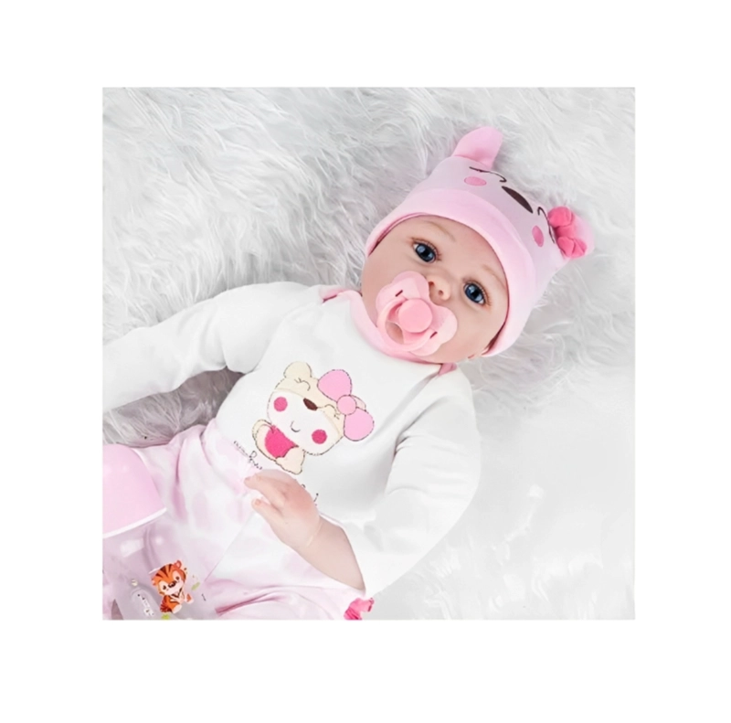 MUÑECA REBORN SUPEREALISTA 55 CM BEBÉ - 2