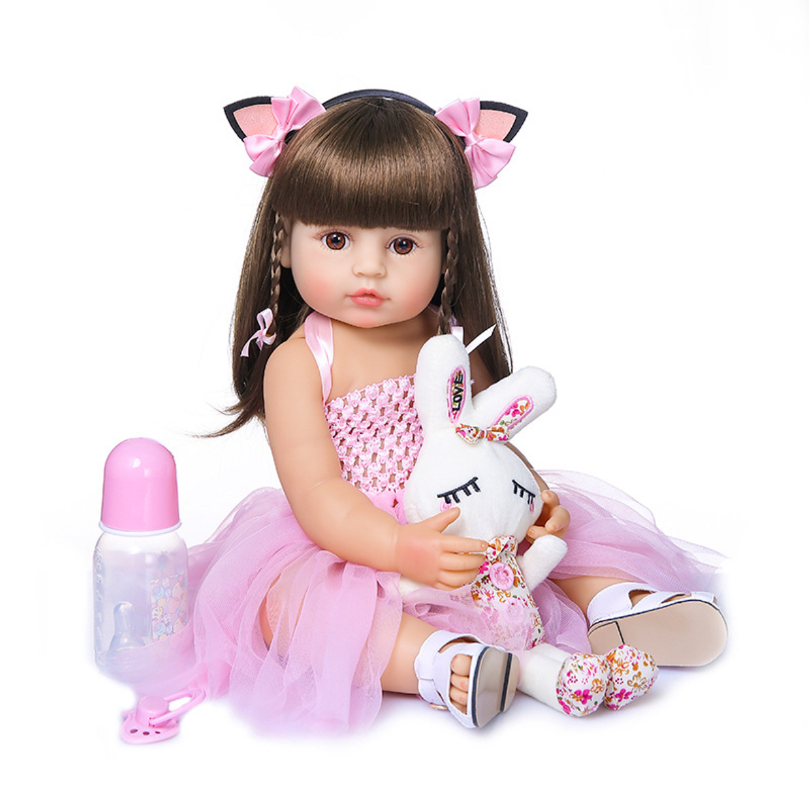 MUÑECA REBORN SUPEREALISTA 55 CM - 1