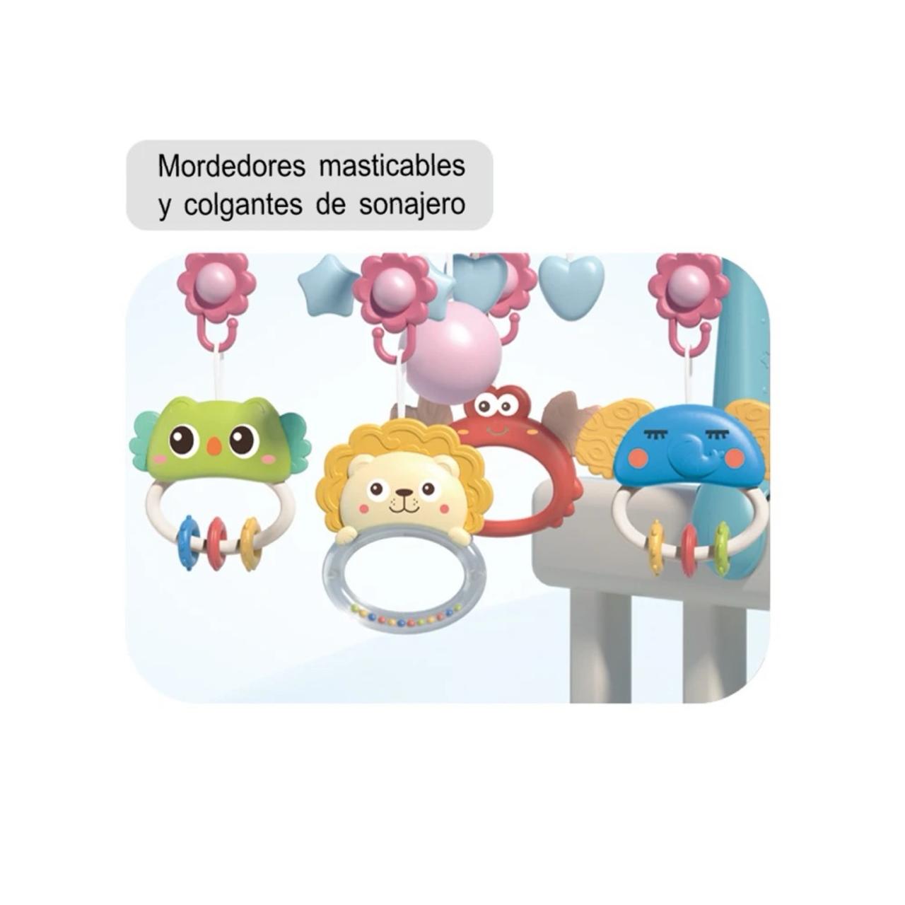 MÓVIL MUSICAL ROSADO CON PROYECTOR PARA BEBÉS 360 - 9