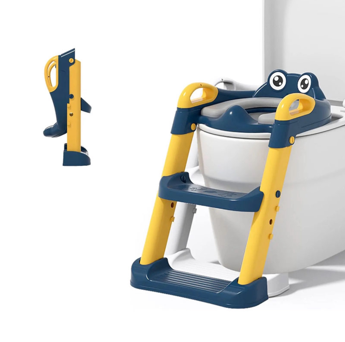 ADAPTADOR ESCALERA DE BAÑO PLEGABLE PARA NIÑOS BAÑO DE ENTRENAMIENTO - 1