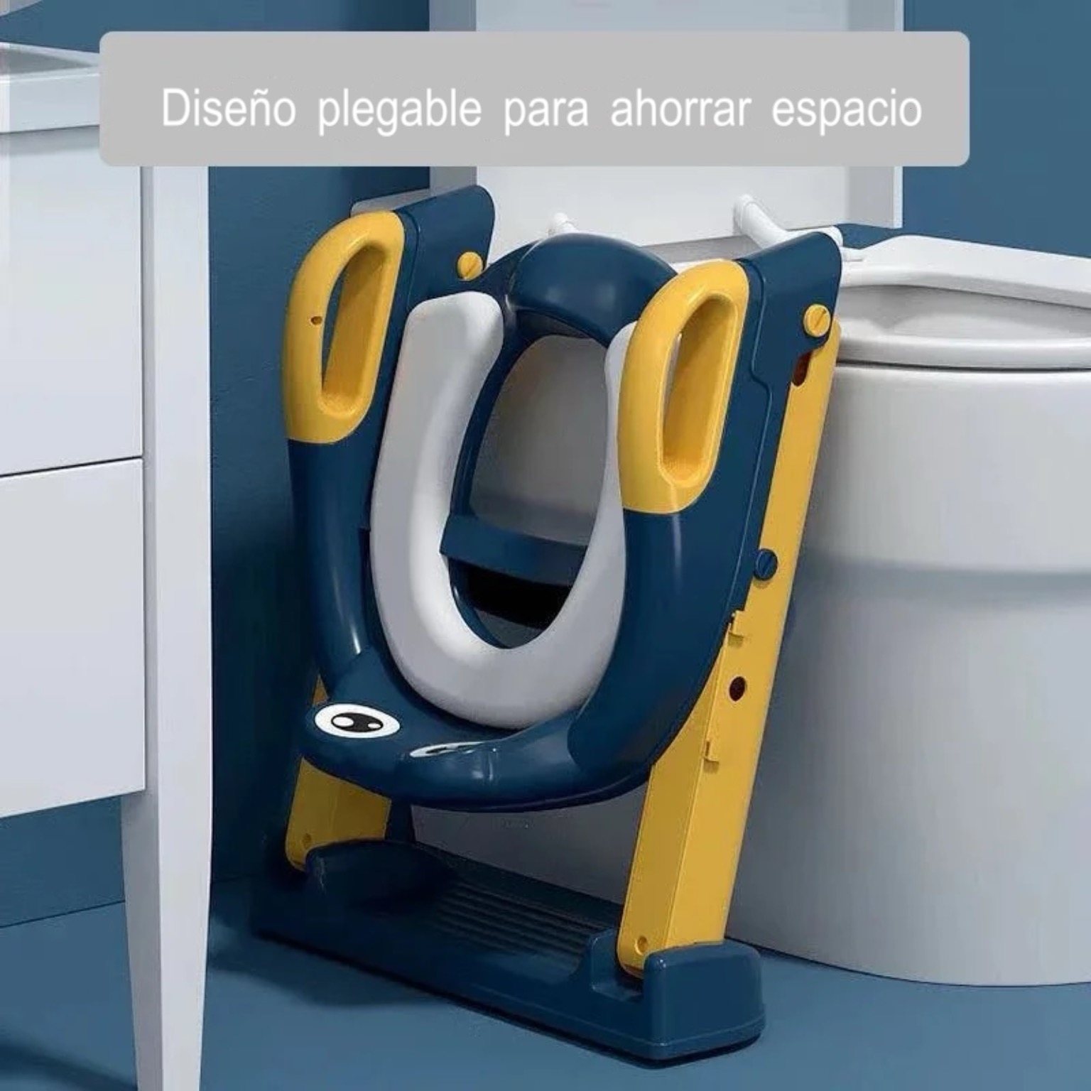 ADAPTADOR ESCALERA DE BAÑO PLEGABLE PARA NIÑOS BAÑO DE ENTRENAMIENTO - 3