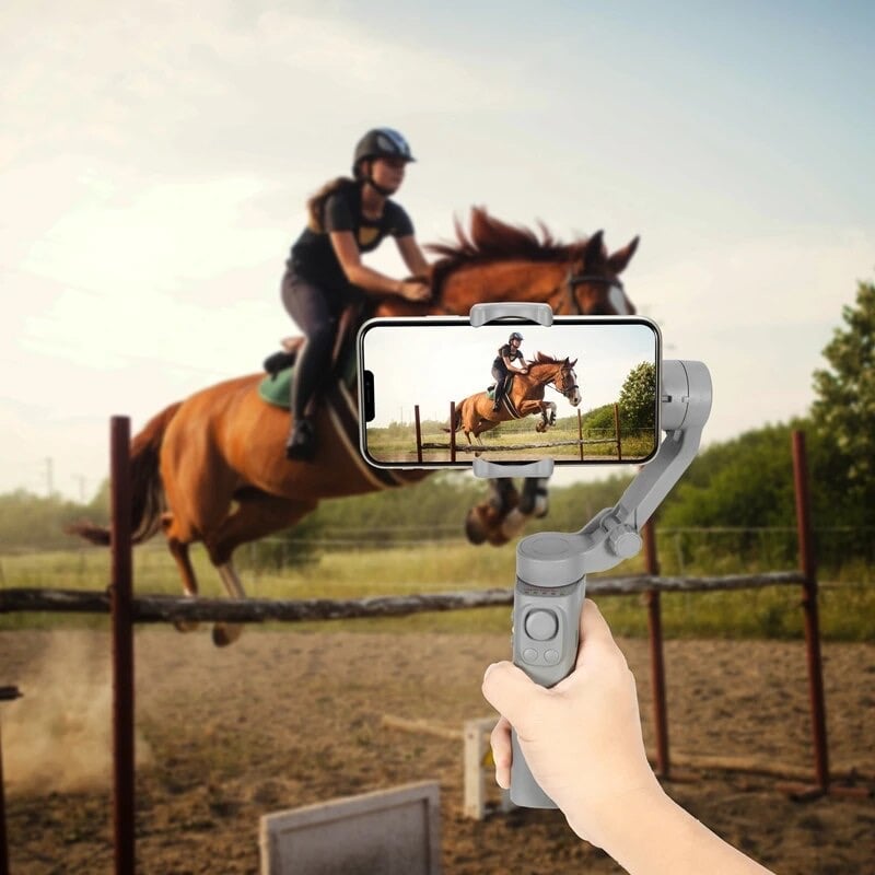 ESTABILIZADOR CELULAR TOP SELLER CÁMARA DE ACCIÓN 3 EJES GIMBAL TRÍPODE PLEGABLE - 8