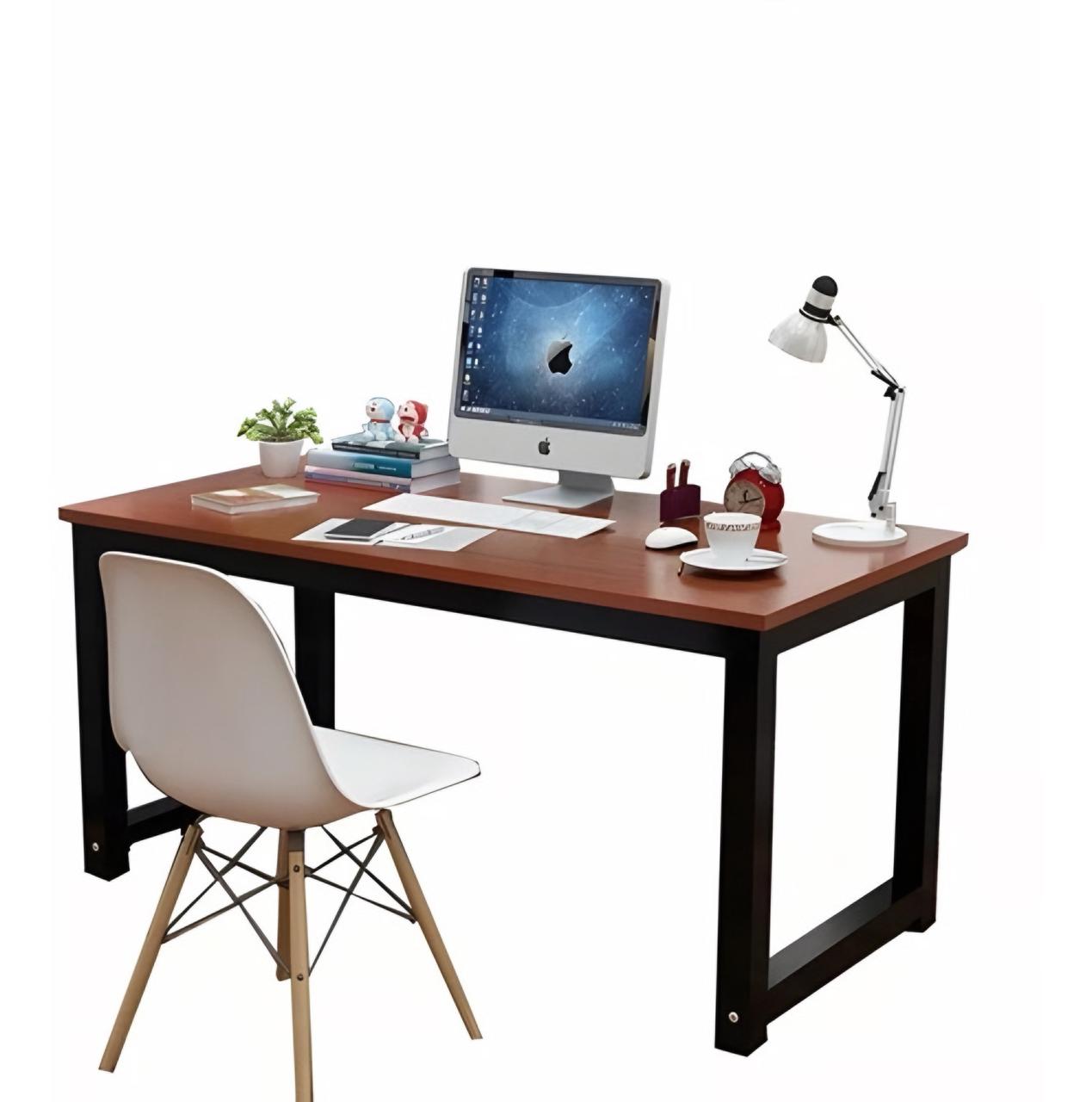 ESCRITORIO MODERNO FUNCIONAL GRAN TAMAÑO 120X74X60 BROWN - 2