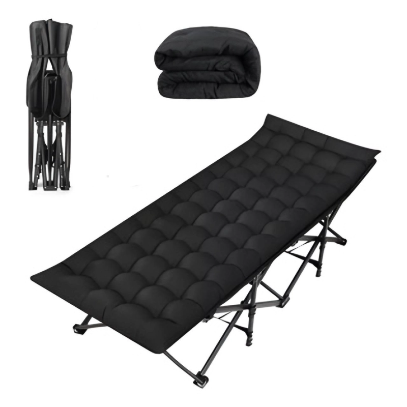 CAMA PORTATIL PLEGABLE RECLINABLE CON COLCHON DESMONTABLE - 1