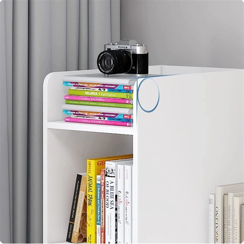 SET ESCRITORIO BLANCO MODERNO CON LIBRERO + SILLA DE ESCRITORIO - 8