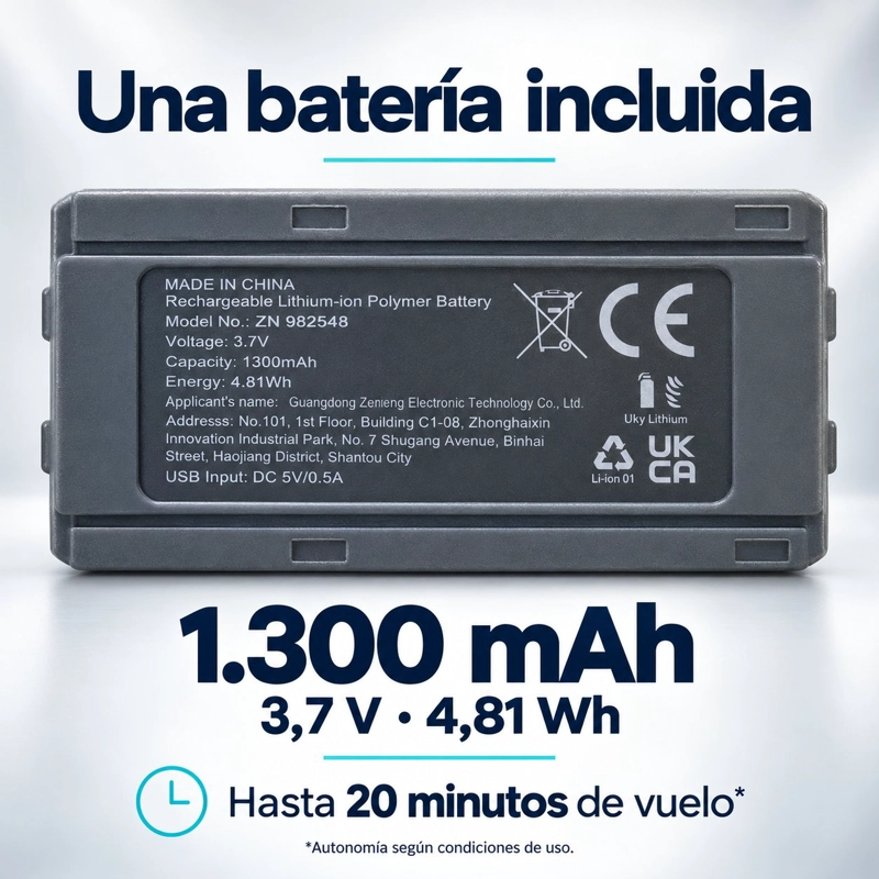 DRON 4K DIF AIR 3 PRO GRIS CON DOBLE CAMARA Y CONTROL CON PANTALLA 5,5 PULGADAS - 5
