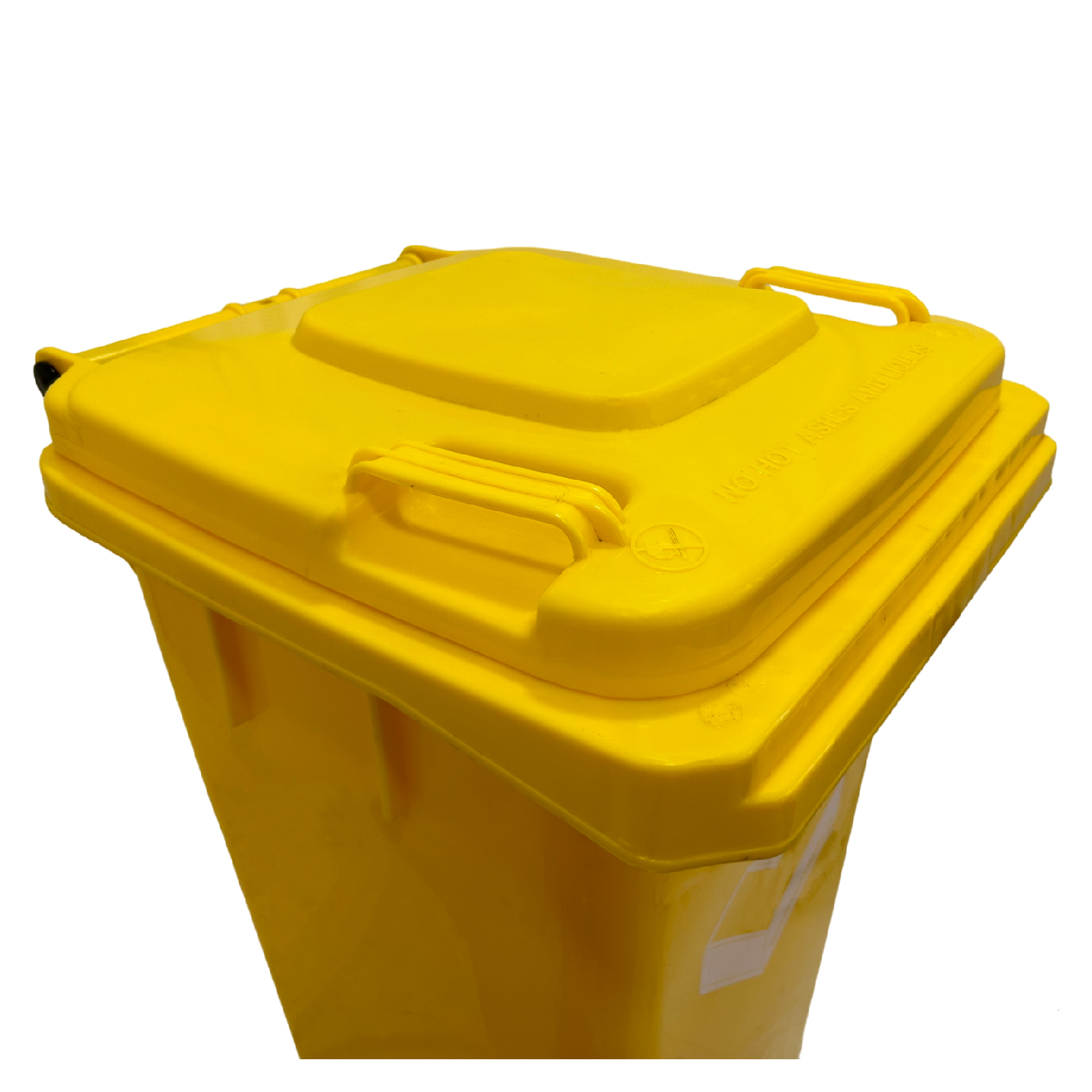 Contenedor Basurero 120 Lt Amarillo con Tapa/rueda - 5