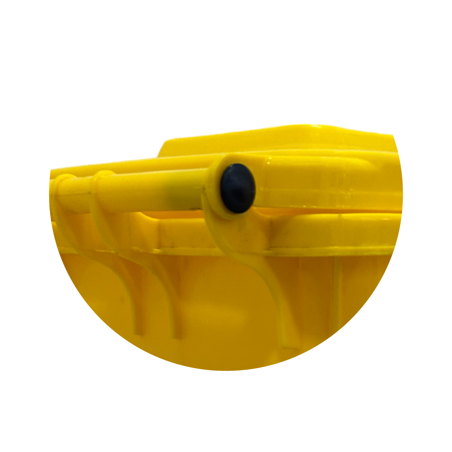 Contenedor Basurero 120 Lt Amarillo con Tapa/rueda - 7