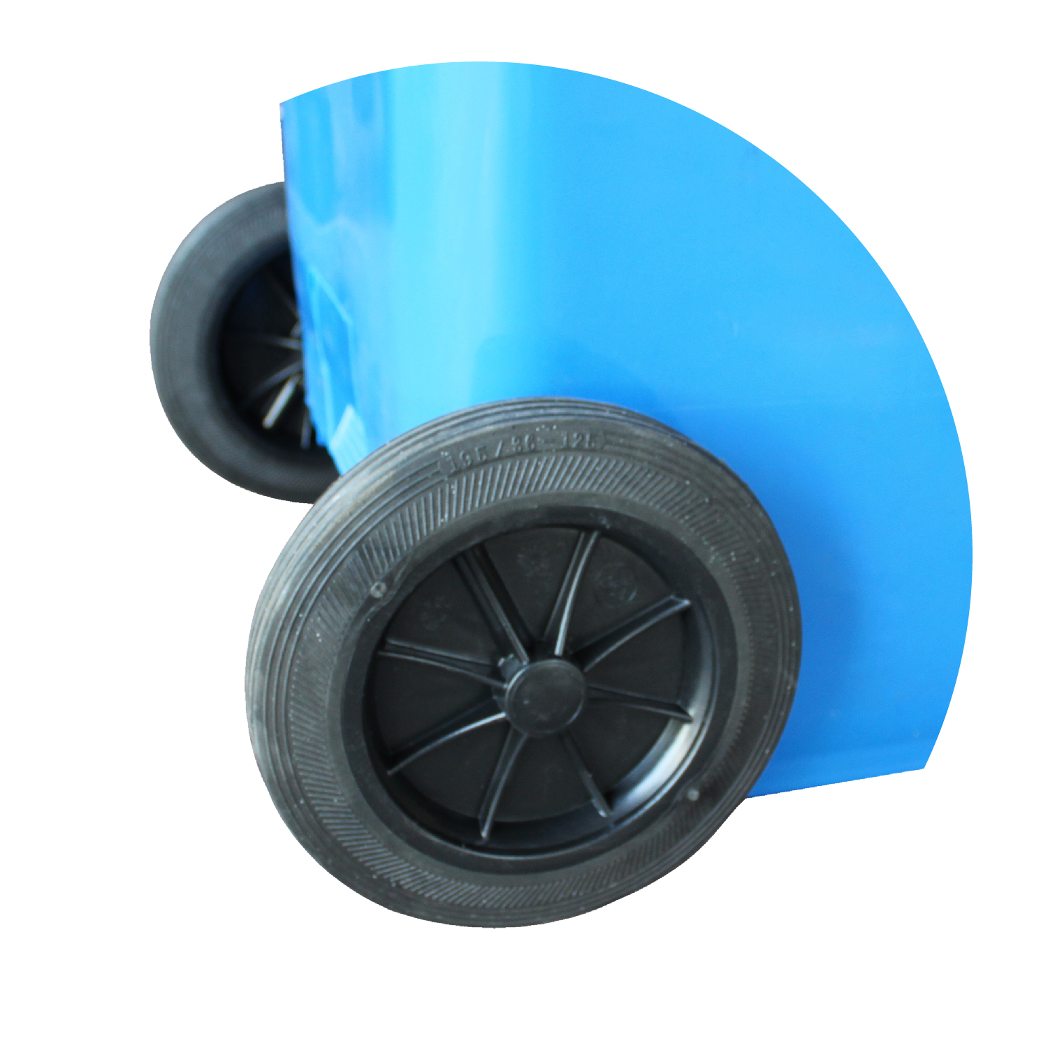 Contenedor Basurero 120 Lt Azul con Tapa/rueda - 7