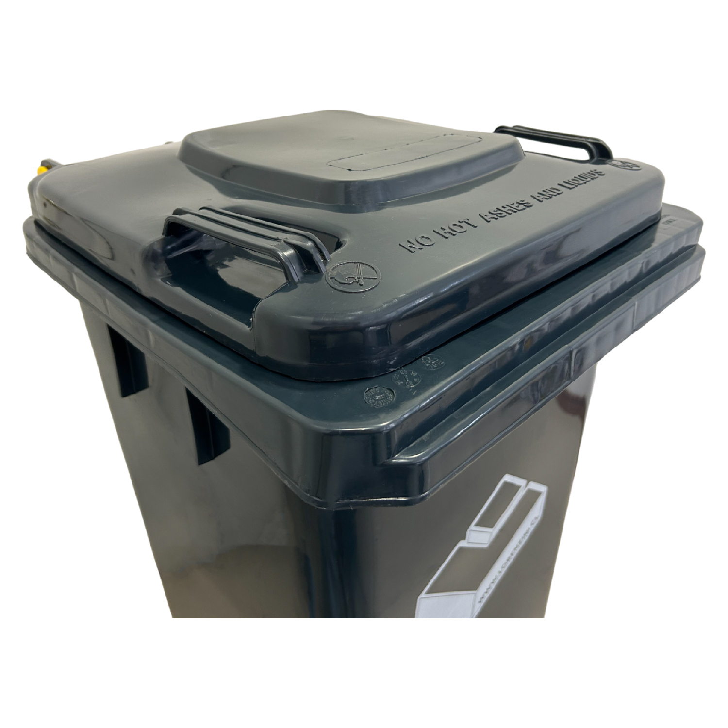 Contenedor Basurero 120 Lt Gris con Tapa/rueda - 5
