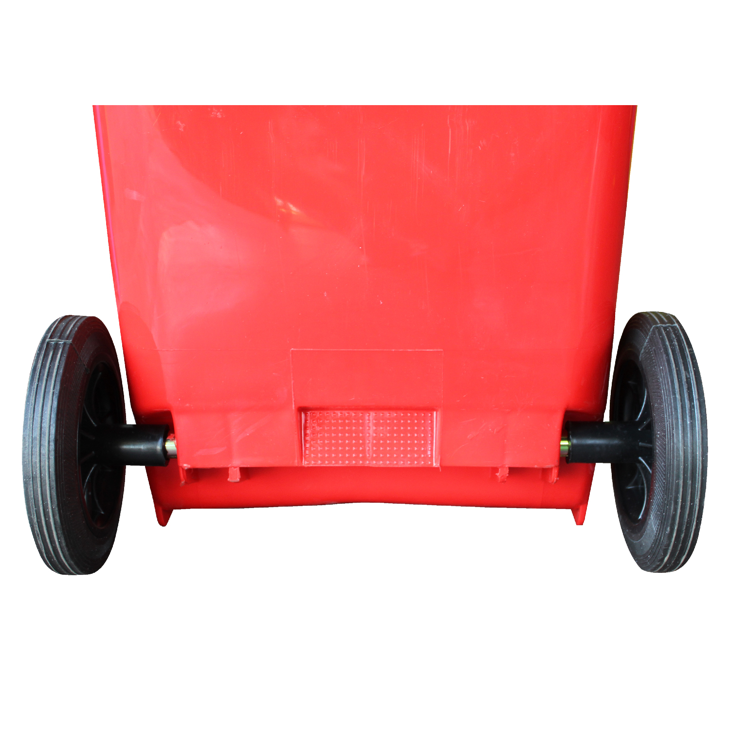 Contenedor Basurero 120 Lt Rojo con Tapa/rueda - 6