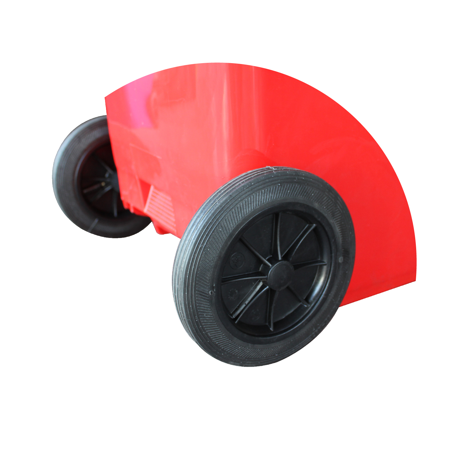 Contenedor Basurero 120 Lt Rojo con Tapa/rueda - 7
