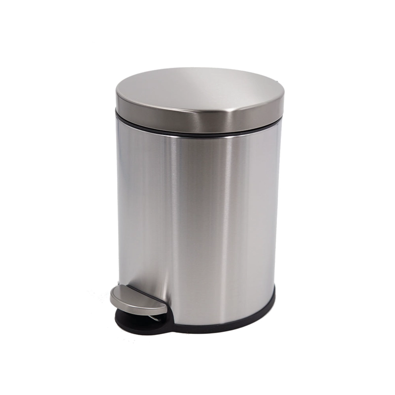 BASURERO ACERO INOX C/PEDAL 5L - 1