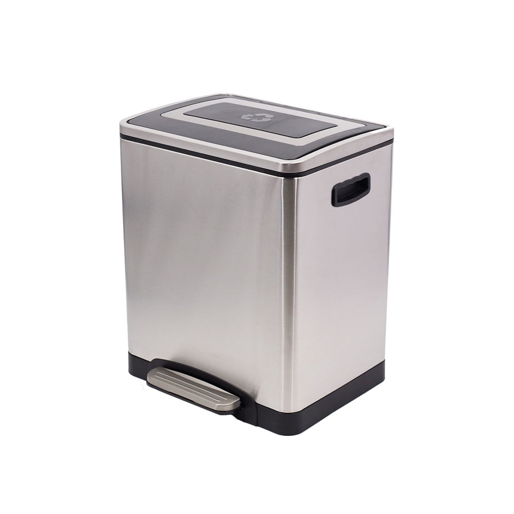 BASURERO CON PEDAL 2X20 L - 1