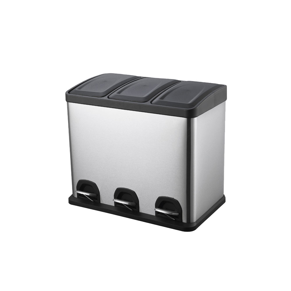 BASURERO CON PEDAL 3X15 LT - 1