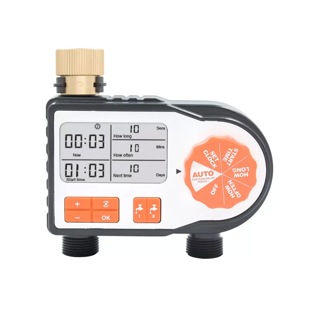 PROGRAMADOR RIEGO 2 SALIDAS TIMER DIGITAL - 1