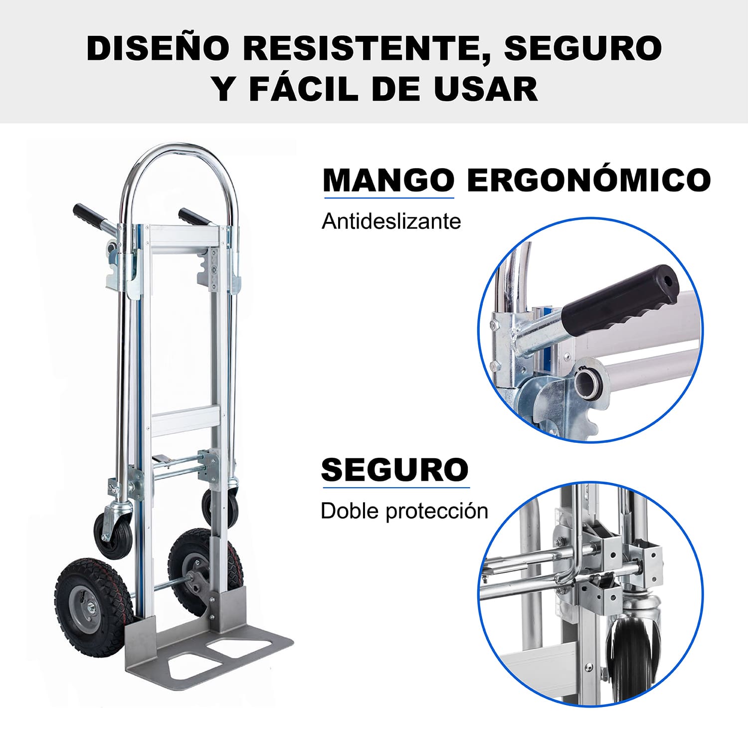 YEGUA CARRO CARGA ALUMINIO 2 FORMATOS 250K MAX - 3