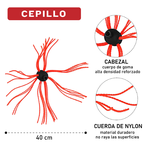 KIT DE LIMPIEZA PARA CHIMENEAS CON 8 VARILLAS - 2