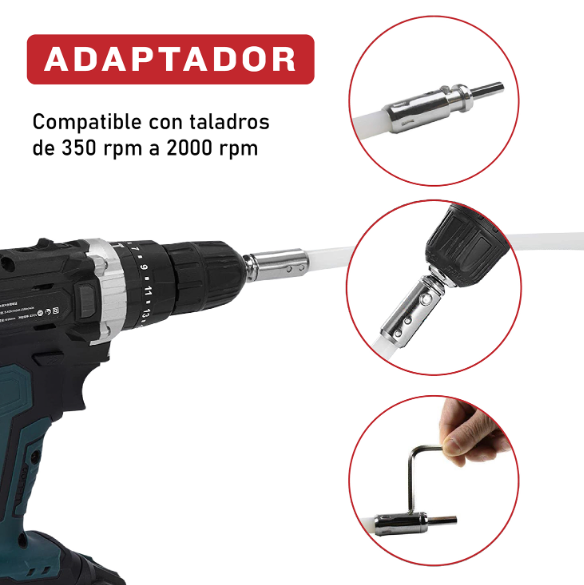 KIT DE LIMPIEZA PARA CHIMENEAS CON 8 VARILLAS - 3