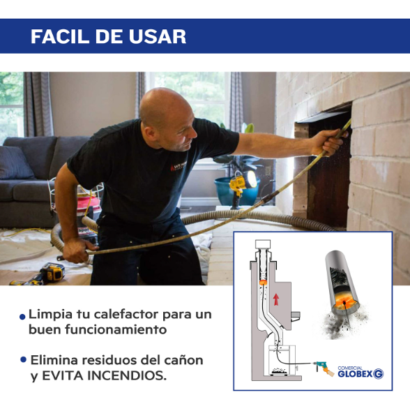 KIT DE LIMPIEZA PARA CHIMENEAS CON 8 VARILLAS - 4