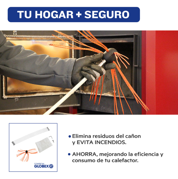 KIT DE LIMPIEZA PARA CHIMENEAS CON 8 VARILLAS - 5