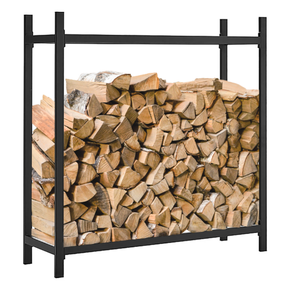 LEÑERO ESTANTE PARA MADERA O LEÑA 122X123X36 CM - 1