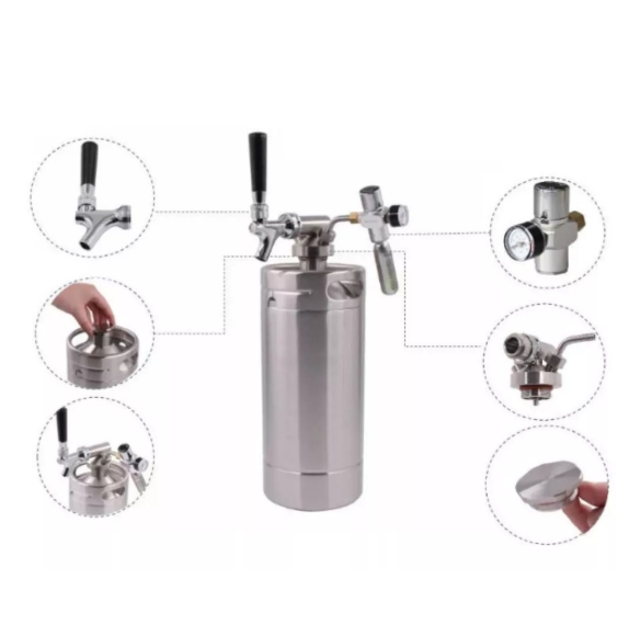 KIT REGALO DISPENSADOR DE CERVEZA 4LT - 4