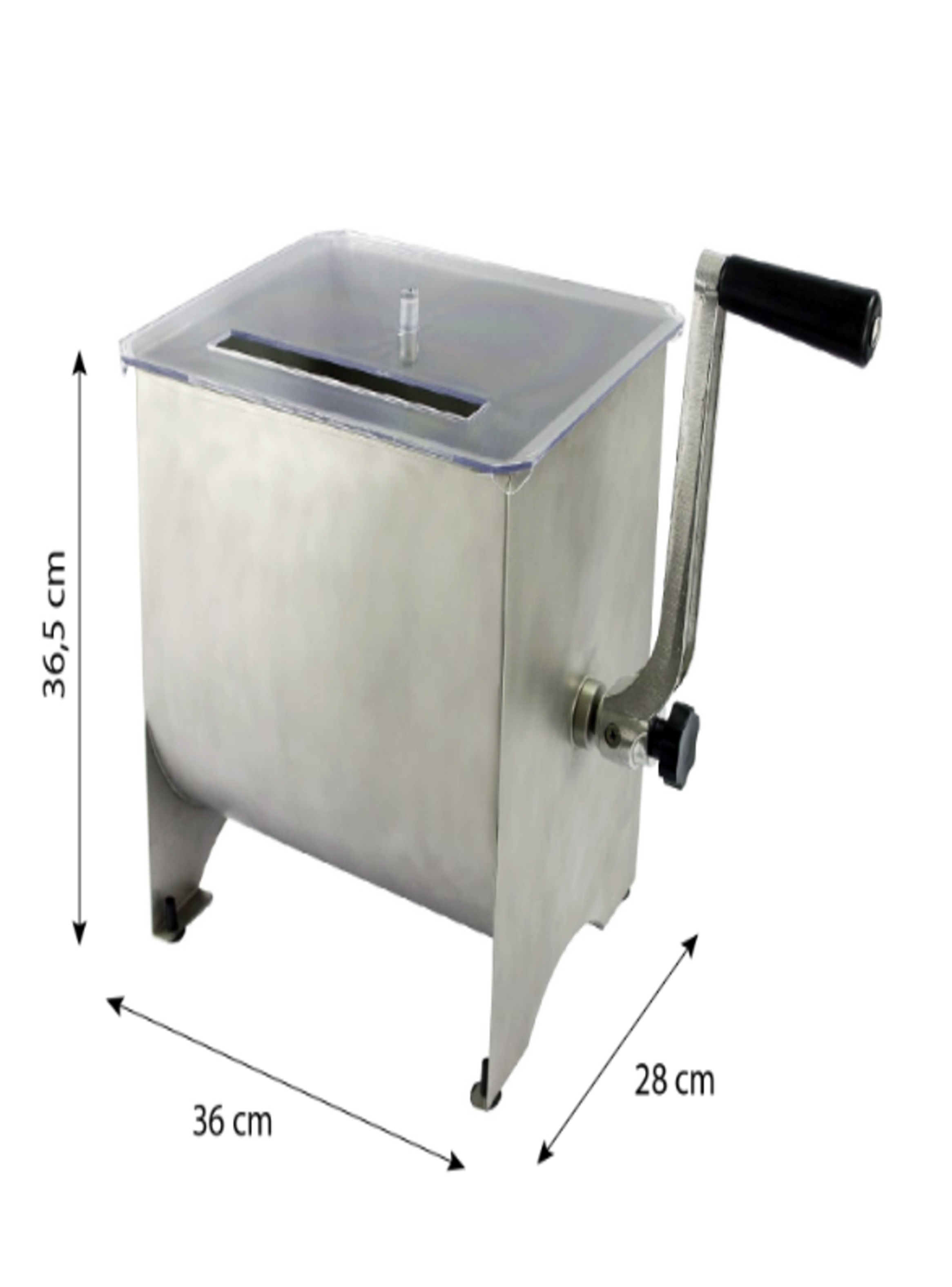 MEZCLADORA REVOLVEDORA DE CARNE MANUAL STAR 10 KG - 2