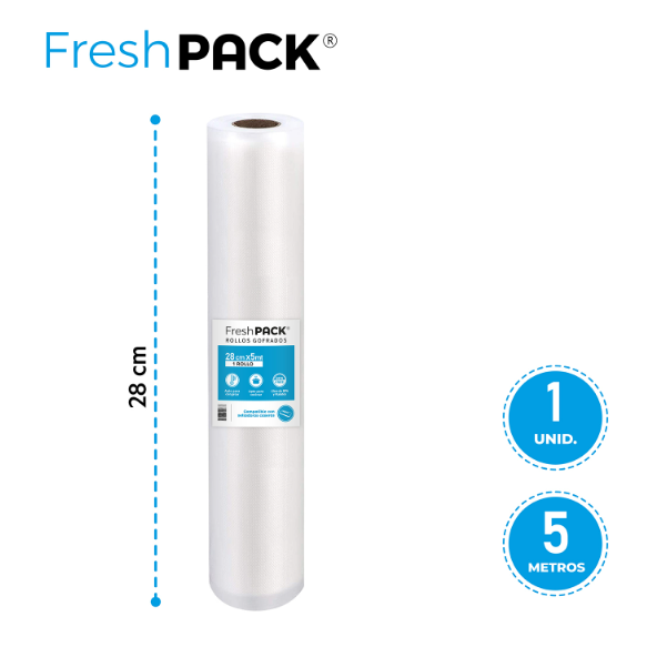 ROLLO BOLSAS SELLADO VACIO 28CM X 5MTS PARA OSTER-FOODSAVER - 2