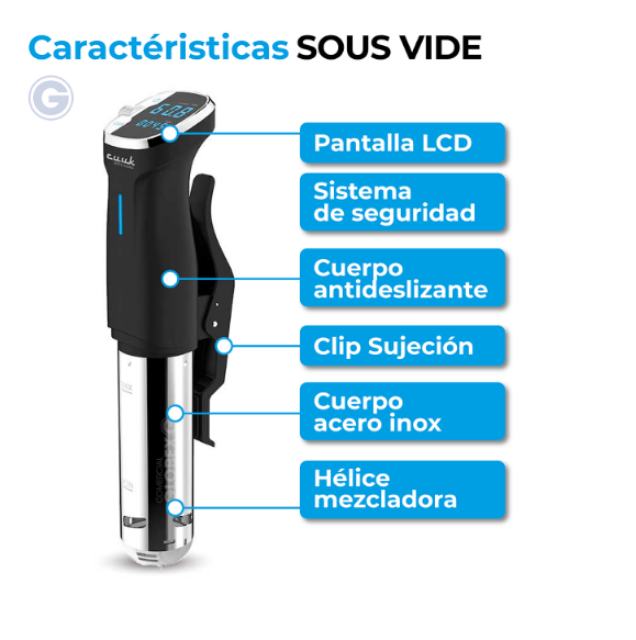 TERMOCIRCULADOR CUUK SOUS VIDE SV15 - 4