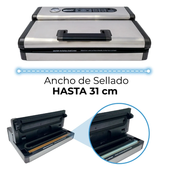 SELLADORA AL VACIO DS134 DOBLE BANDA SELLADO SEMI PROFESIONAL - 2