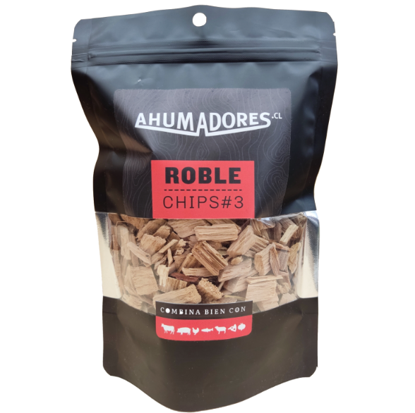 PACK 3 CHIP #3 MADERA PARA AHUMAR 10-25MM MANZANO-ROBLE-HAYA - 2