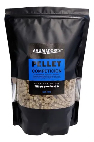 PELLET PARA AHUMAR 1K MADERA NATURAL SIN ADITIVOS VARIEDADES - 1
