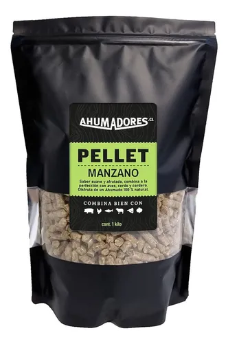 PELLET PARA AHUMAR 1K MADERA NATURAL SIN ADITIVOS VARIEDADES - 2