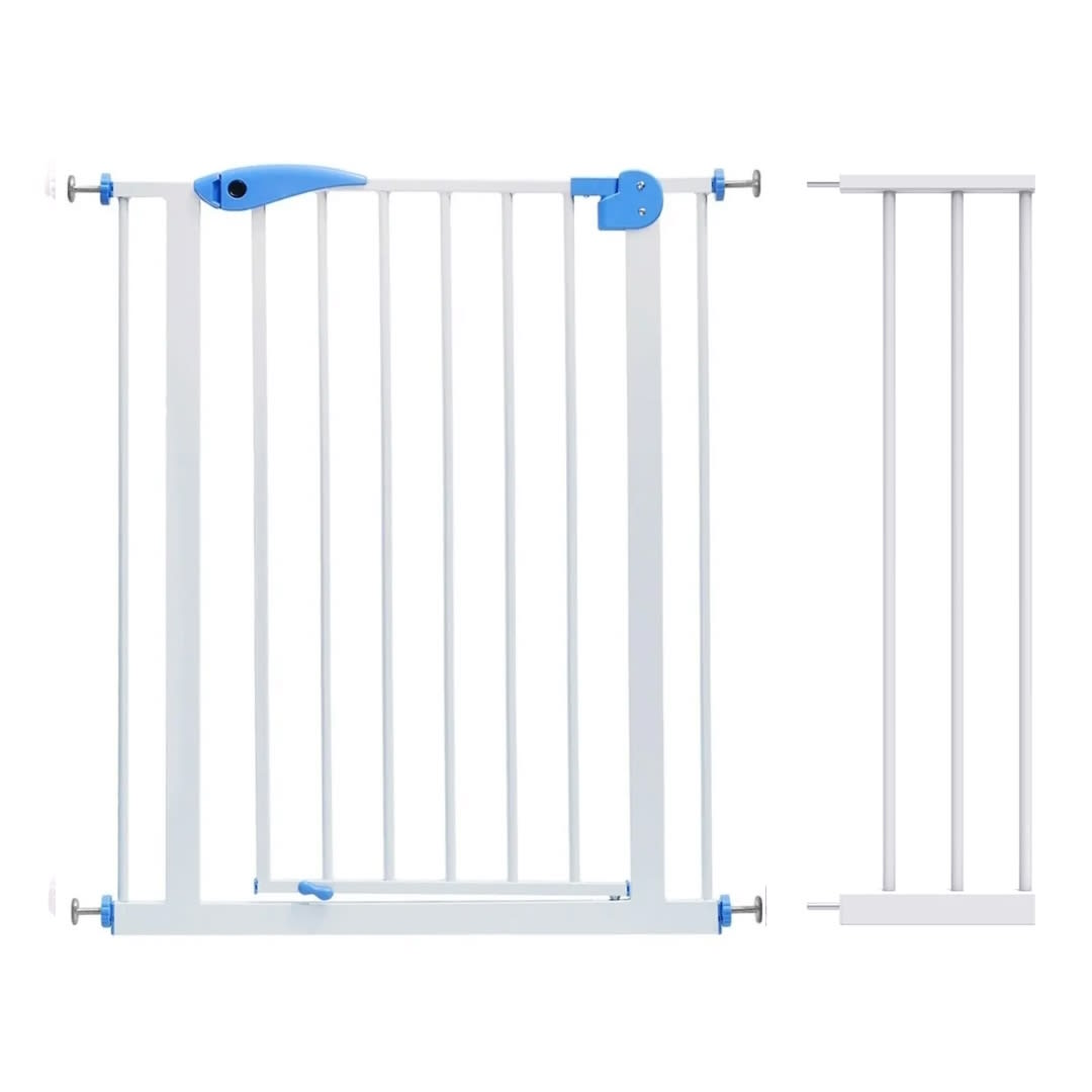 REJA SEGURIDAD BEBE  MASCOTAS 75-85 CM + EXTENSION 20CM ANCHO - 1