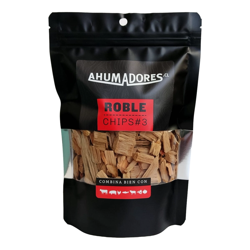 PACK REGALO CAJA AHUMADORA CON 3 BOLSAS CHIPS MADERA 150G - 5