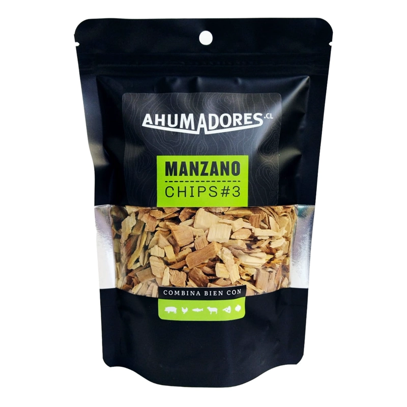 PACK REGALO CAJA AHUMADORA CON 3 BOLSAS CHIPS MADERA 150G - 6