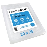 100 BOLSAS SELLADO AL VACIO GOFRADAS 20X25 CM 80 MICRAS - 1