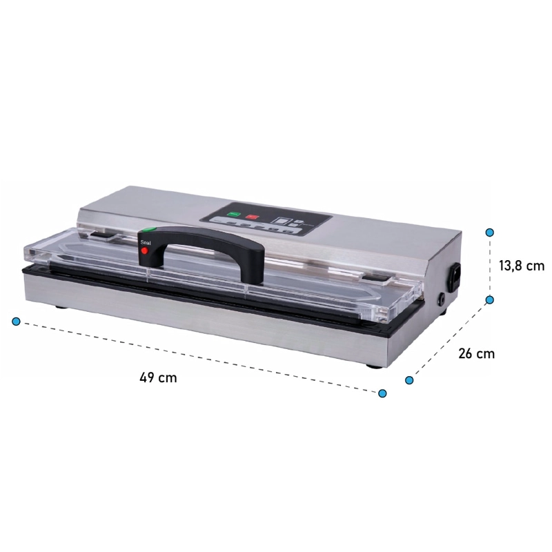 SELLADORA AL VACIO DS140 PARA PIZZA (ANCHO BANDA 40CM) - 2